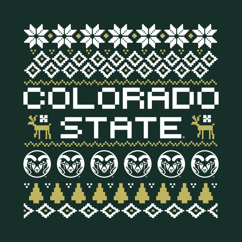 Colorado State Holiday Sweater Crewneck - Forest