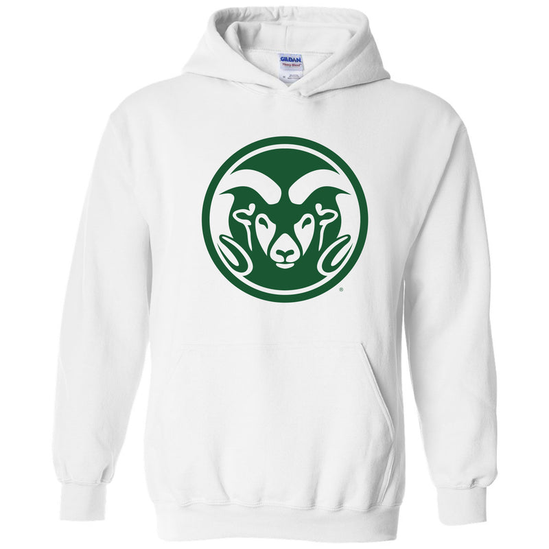 Colorado State University Rams Primary Logo Hoodie - White