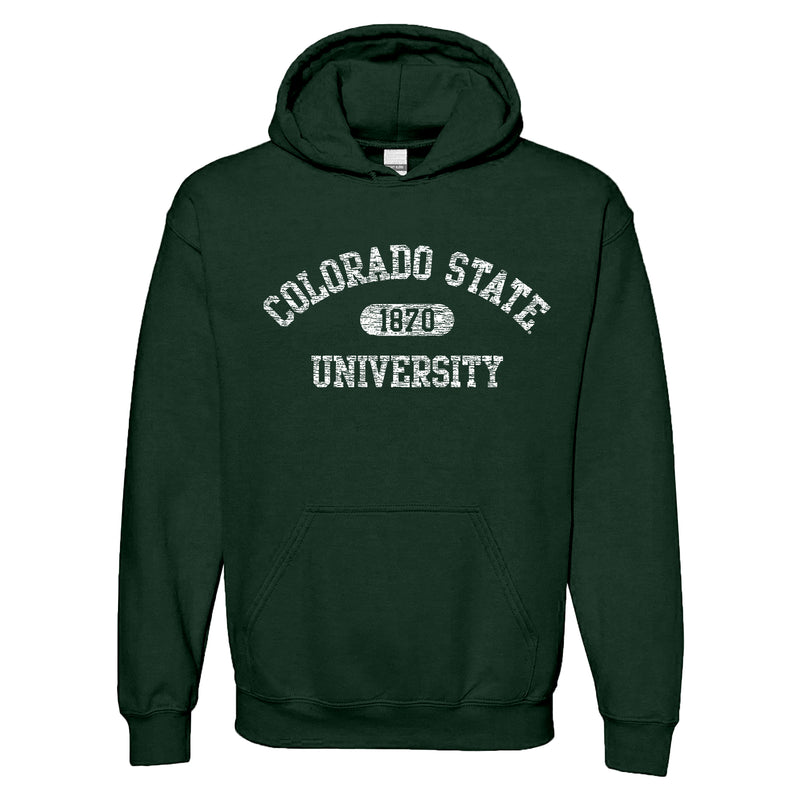 Colorado State Athletic Arch Hoodie - Forest