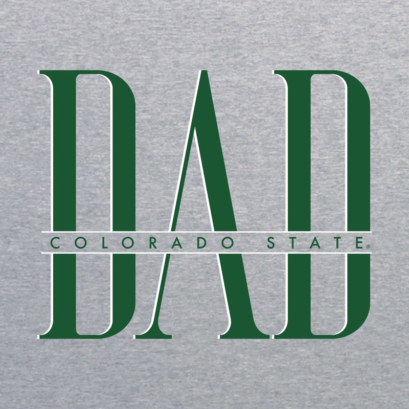Colorado State Classic Dad Crewneck - Sport Grey