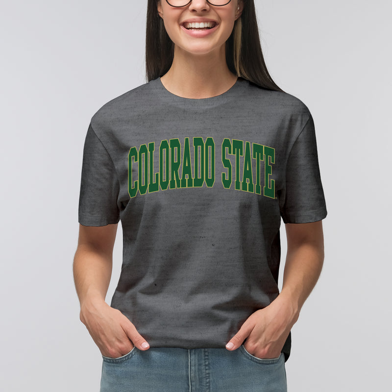 Colorado State Rams Mega Arch T-Shirt - Dark Heather