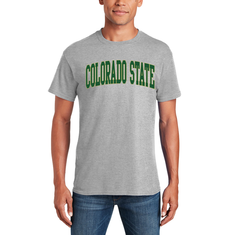 Colorado State Rams Mega Arch T-Shirt - Sport Grey