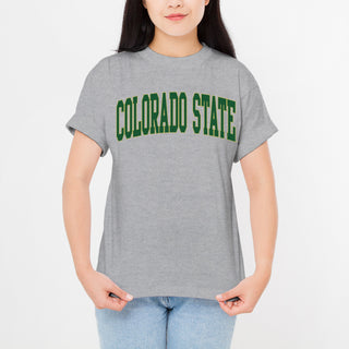 Colorado State Rams Mega Arch T-Shirt - Sport Grey