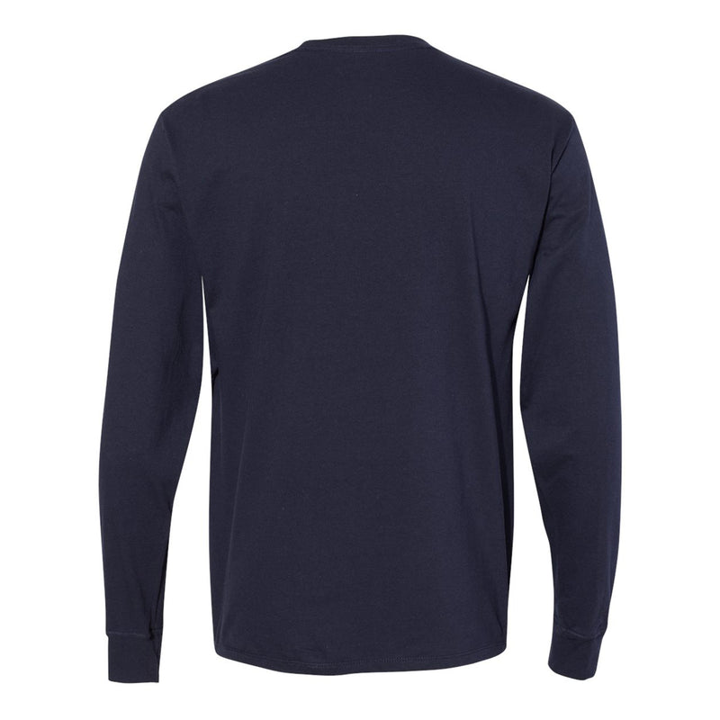 Interlocking UNC Logo Long Sleeve T-Shirt - Navy