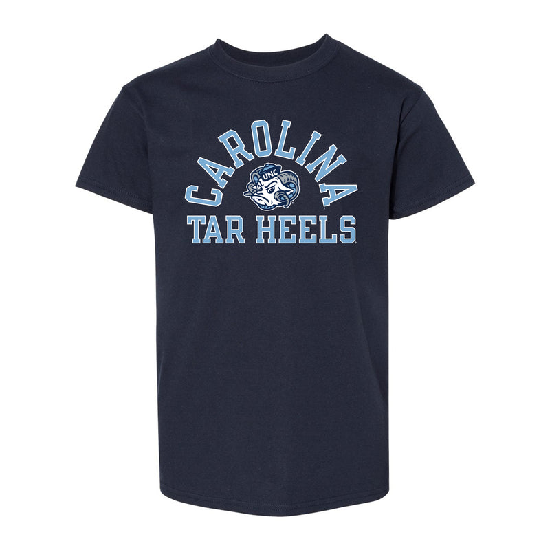 Carolina Tar Heels Rameses Logo Youth T-Shirt - Navy
