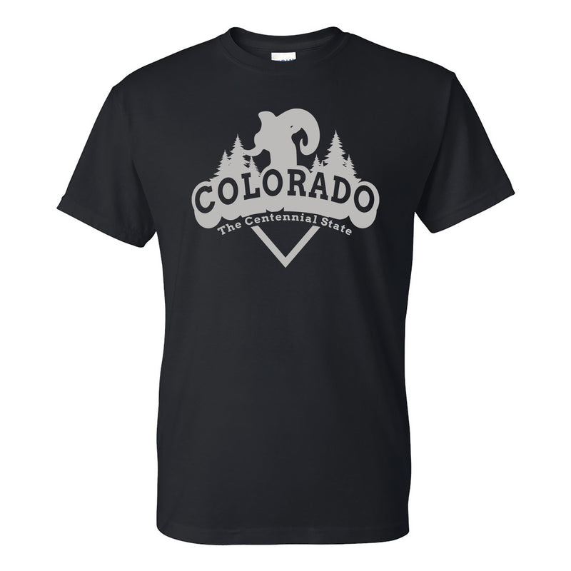 Colorado Ram Arch T-Shirt - Black