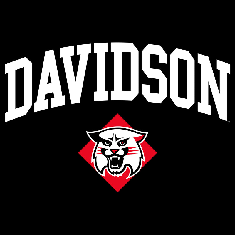 Davidson Wildcats Arch Logo Long Sleeve Shirt - Black