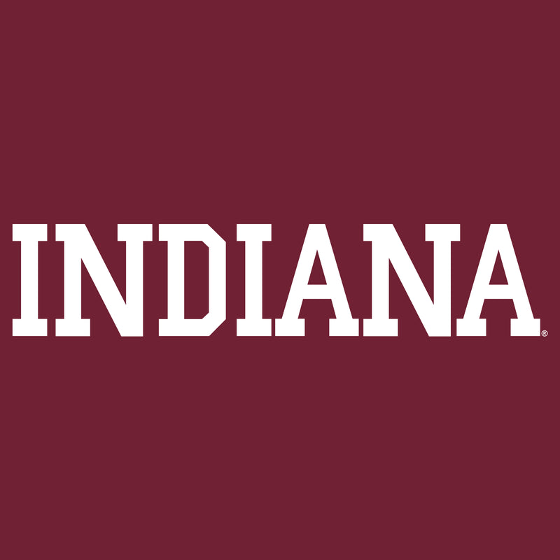 Indiana University Hoosiers Basic Block Youth Short Sleeve T-Shirt - Cardinal