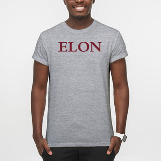 Elon Phoenix Basic Block T Shirt - Sport Grey