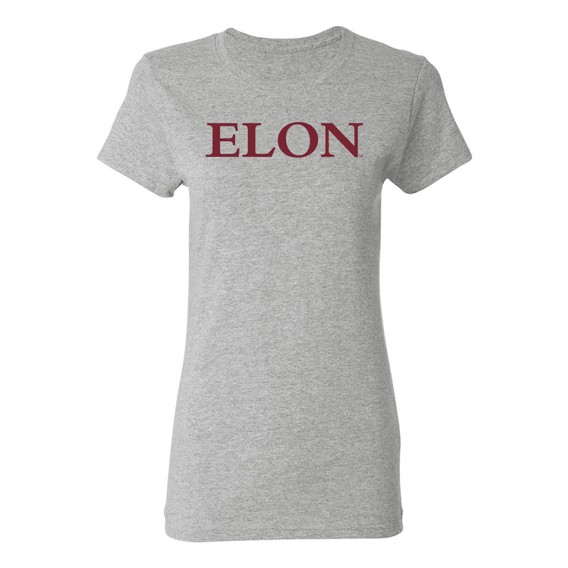 Elon Phoenix Basic Block Womens T Shirt - Sport Grey