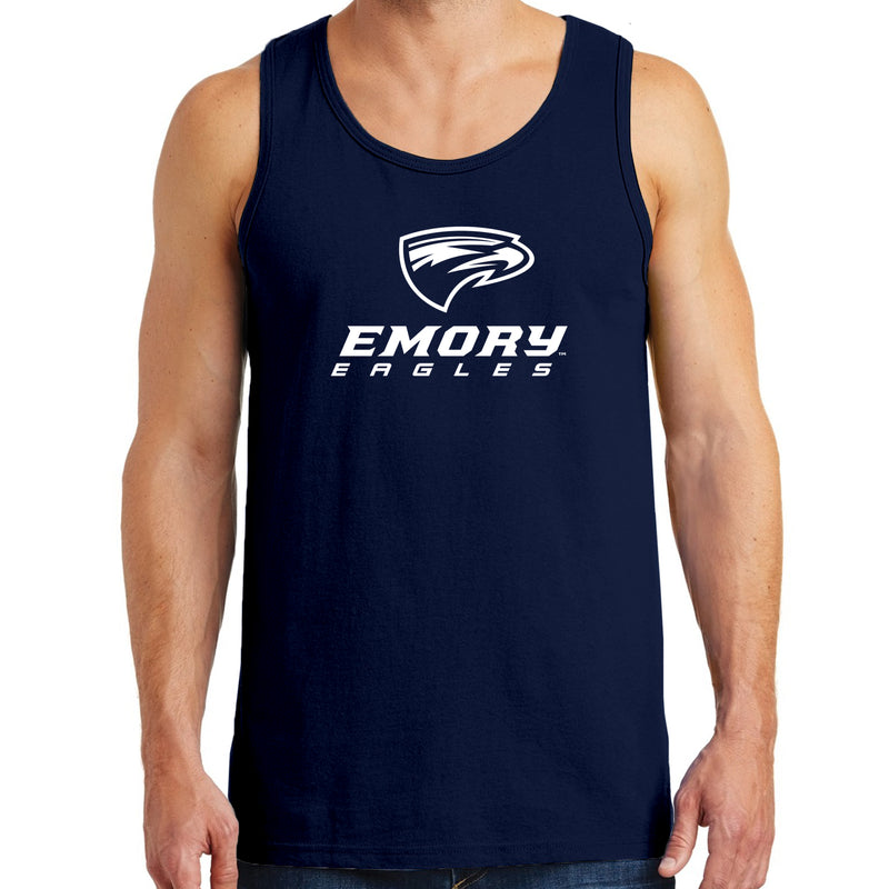 Emory University Eagles Primary Logo Tank Top - Navy