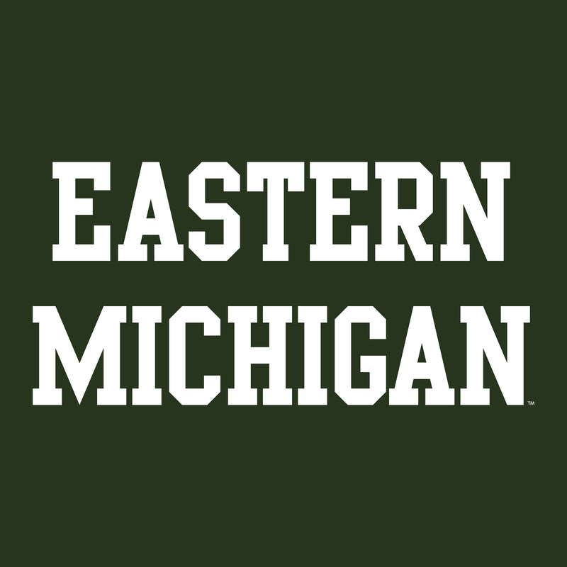 Eastern Michigan University Eagles Basic Block Crewneck - Forest
