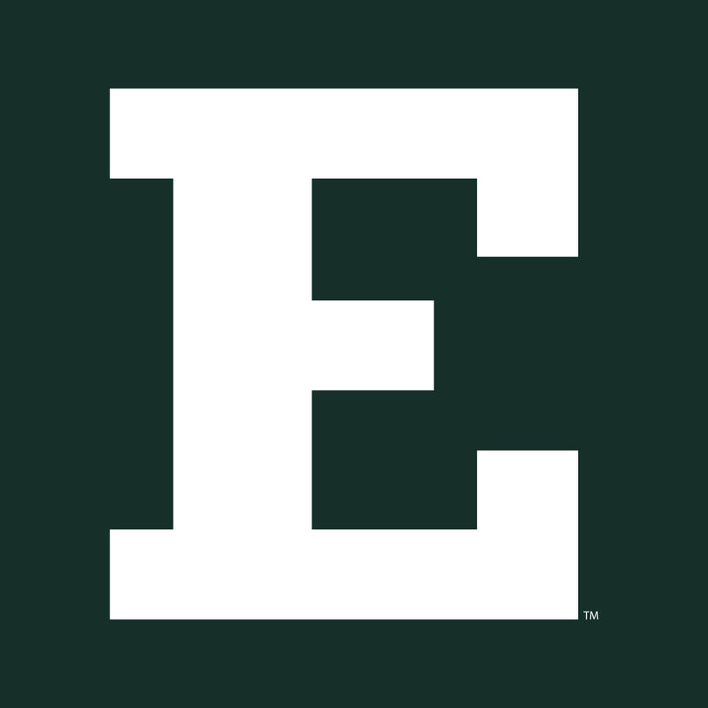 Eastern Michigan University Eagles Block E Short Sleeve T Shirt - Forest