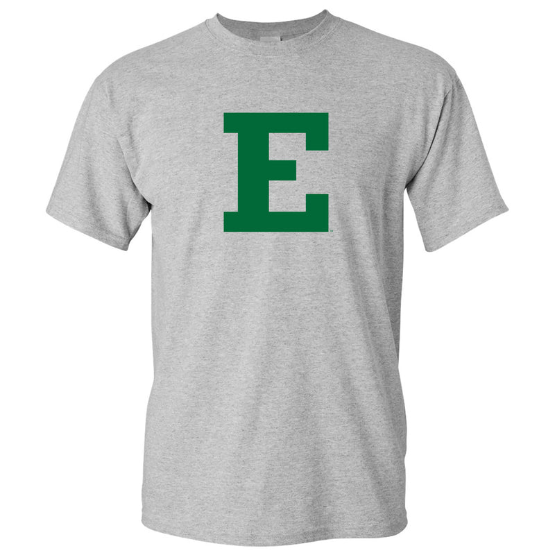 Eastern Michigan University Eagles Block E Short Sleeve T Shirt - Sport Grey