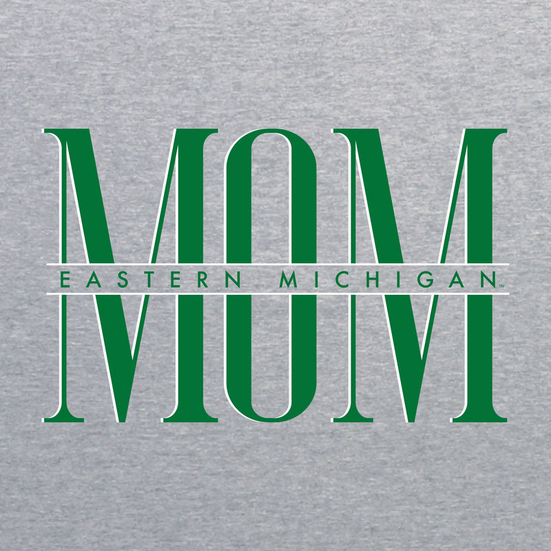 Eastern Michigan Classic Mom T-Shirt - Sport Grey