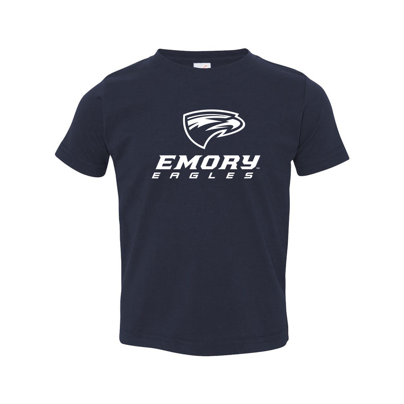 Emory University Eagles Primary Logo Toddler Short Sleeve T Shirt - Navy