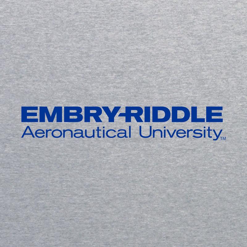 Embry-Riddle Aeronautical University Eagles Basic Block T Shirt - Sport Grey