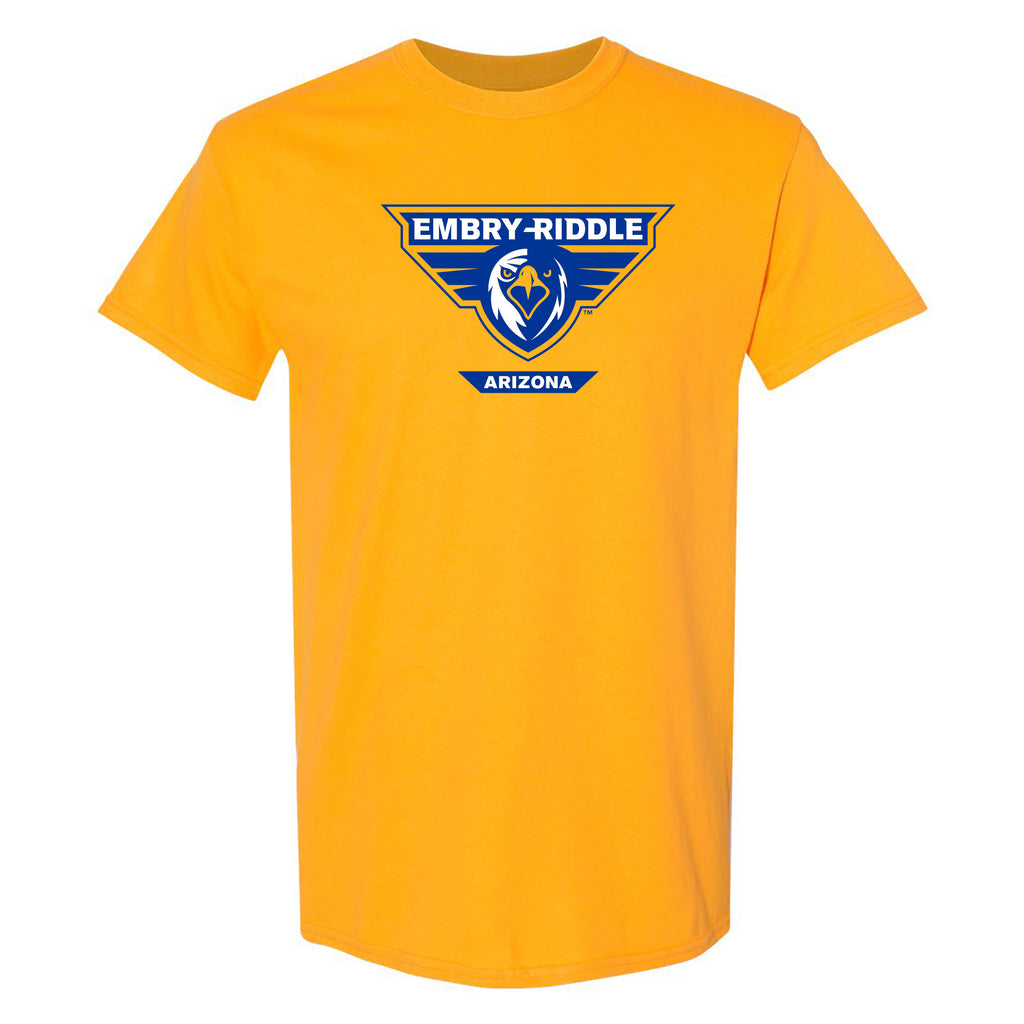 Embry-Riddle Aeronautical University Eagles Prescott Primary Logo T Sh