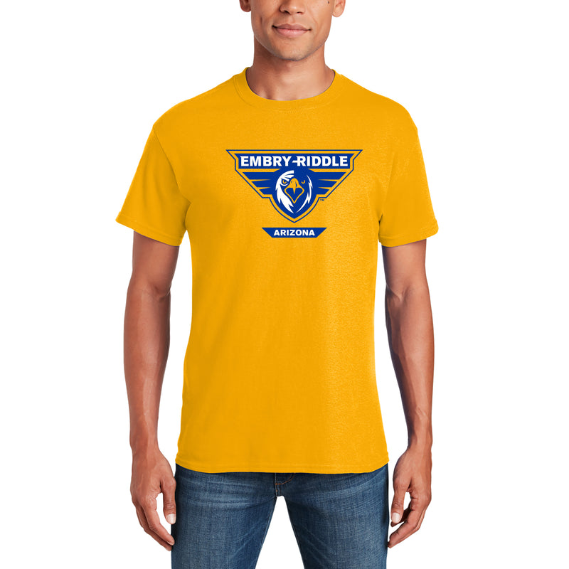 Embry Riddle Polo Embry-Riddle Aeronautical University Eagles Prescott Primary Logo T Sh