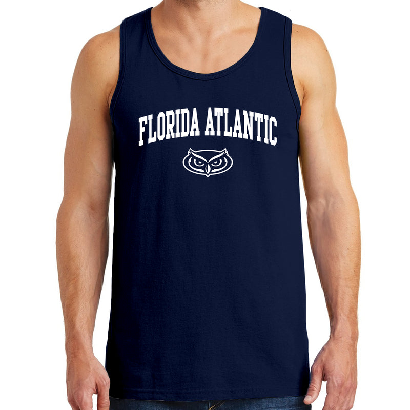 Florida Atlantic University Owls Arch Logo Tank Top - Navy