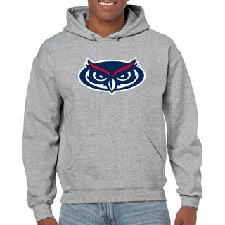 Florida Atlantic Owls Primary Logo Hoodie - Sport Grey