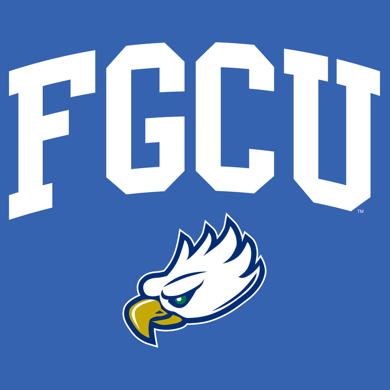Florida Gulf Coast University Eagles Arch Logo Long Sleeve T Shirt - Royal