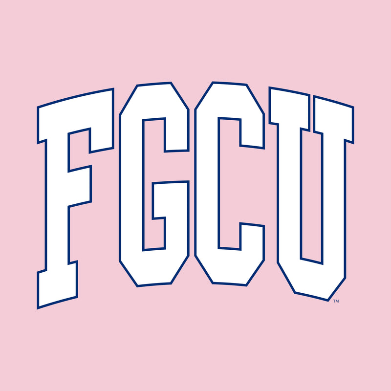 Florida Gulf Coast Eagles Mega Arch T-Shirt - Light Pink
