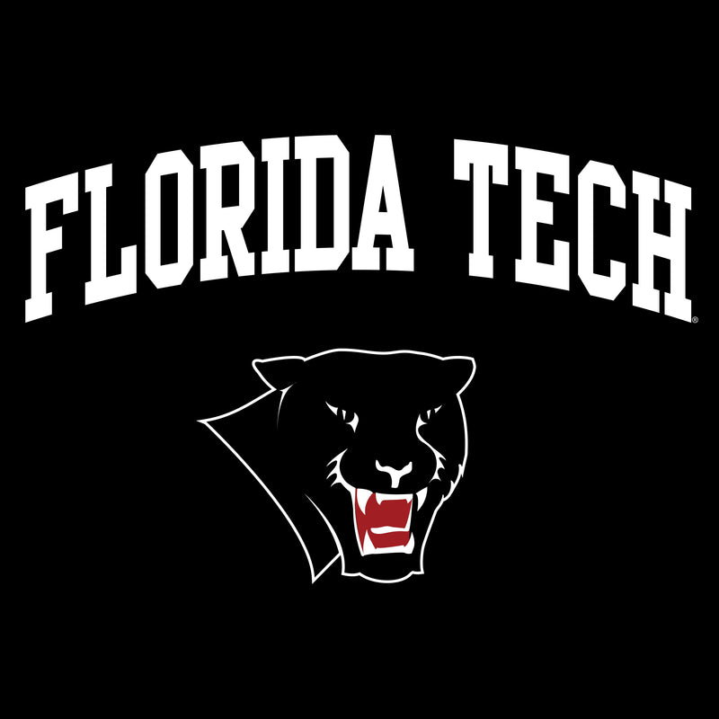 Florida Institute of Technology Panthers Arch Logo Womens T Shirt - Black