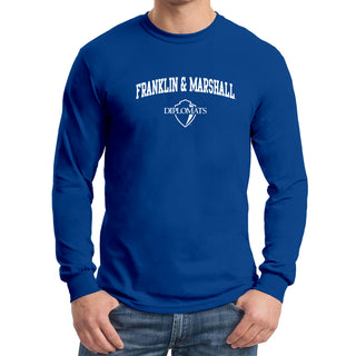 Franklin & Marshall College Diplomats Arch Logo Long Sleeve - Royal