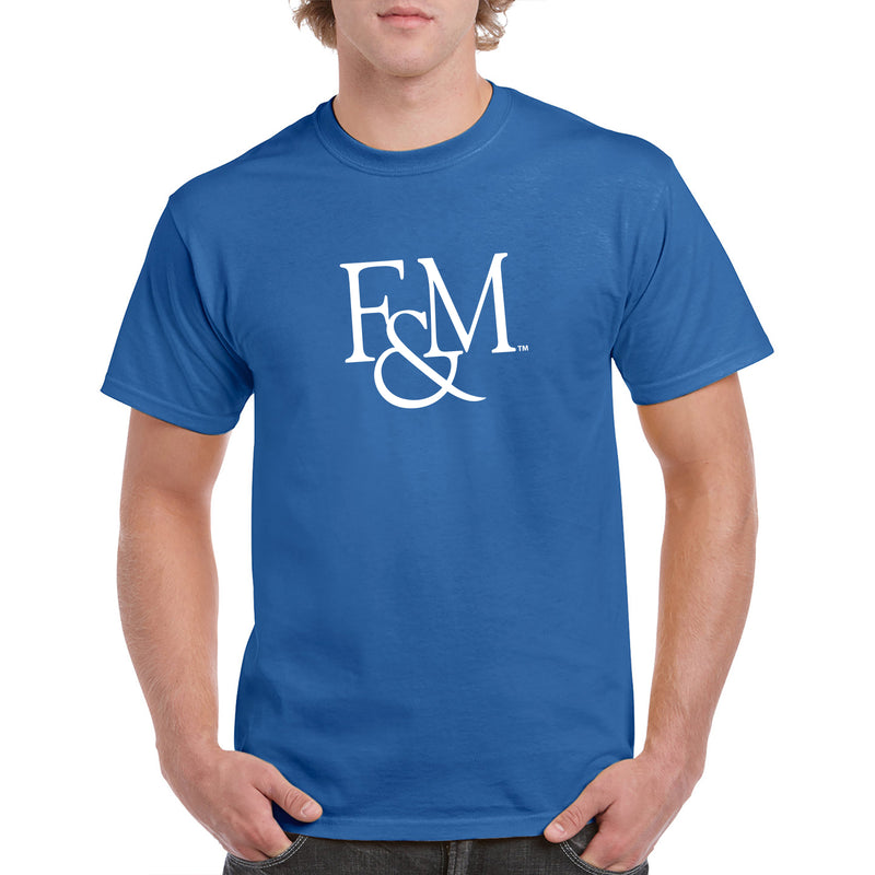 Franklin & Marshall College Diplomats Primary Logo T Shirt - Royal