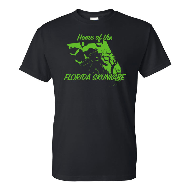 Florida Skunk Ape Cryptid T-Shirt - Black
