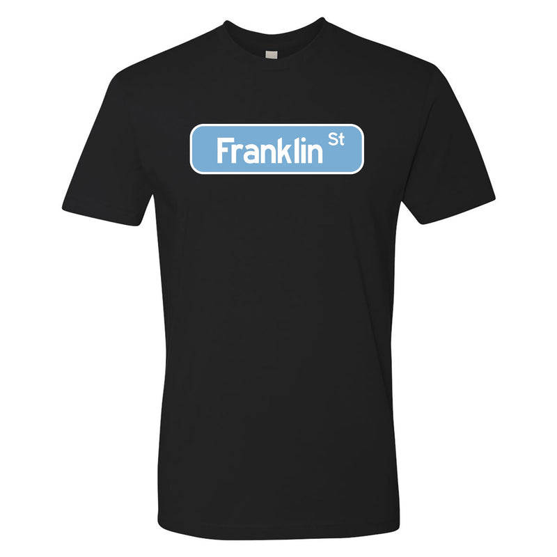 Franklin Street Sign Next Level T Shirt - Black