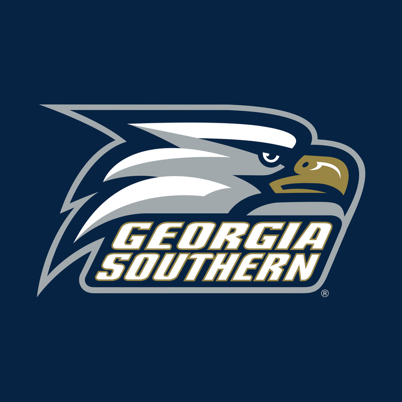 Georgia Southern University Eagles Primary Logo Cotton Hoodie - Navy