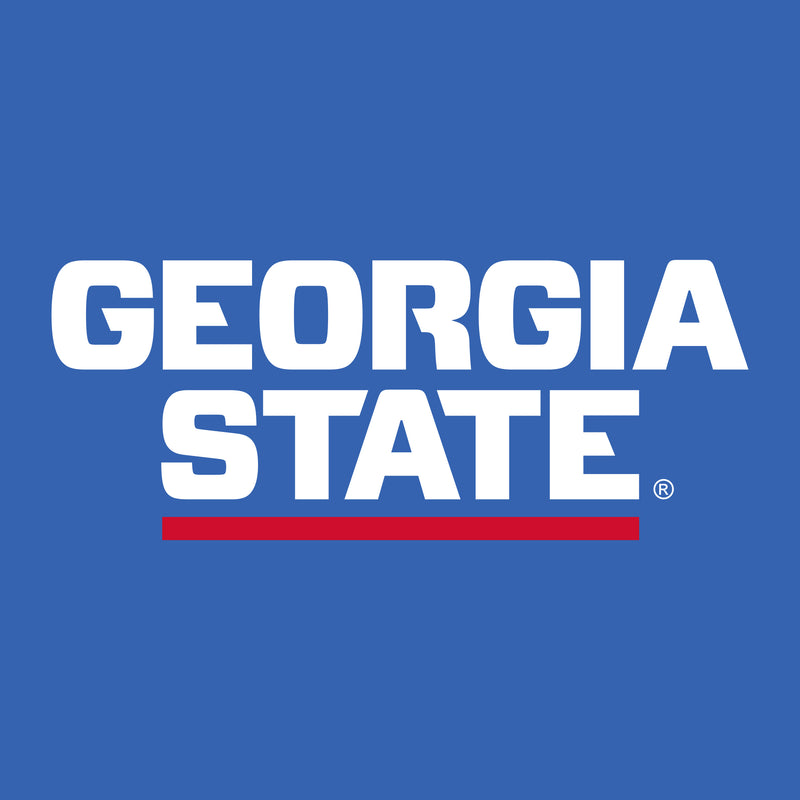 Georgia State University Panthers Basic Block Heavy Blend Hoodie - Royal