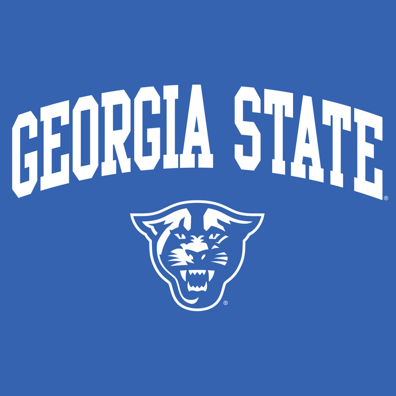 Georgia State University Panthers Arch Logo Heavy Blend Hoodie - Royal
