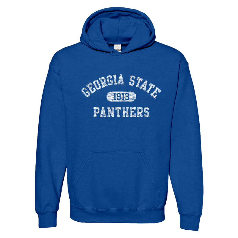 Georgia State University Panthers Athletic Arch Heavy Blend Hoodie - Royal