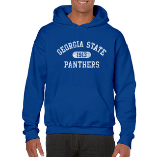 Georgia State University Panthers Athletic Arch Heavy Blend Hoodie - Royal