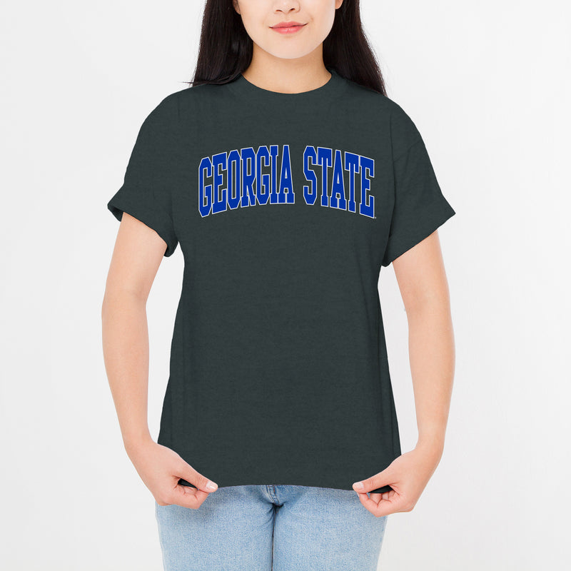 Georgia State Panthers Mega Arch T-Shirt - Dark Heather