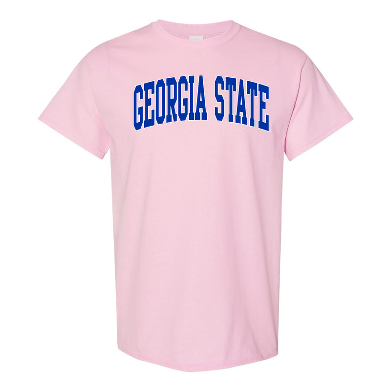 Georgia State Panthers Mega Arch T-Shirt - Light Pink