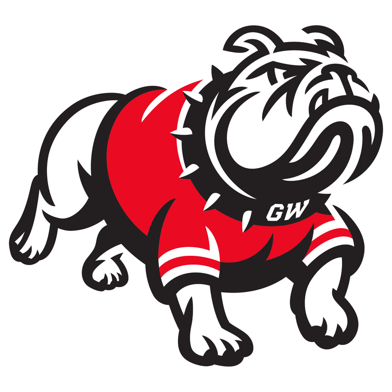 Gardner-Webb University Bulldogs Primary Logo Heavy Blend Hoodie - White
