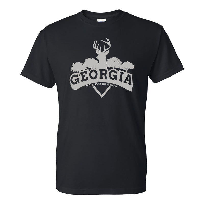 Georgia Deer Arch T-Shirt - Black