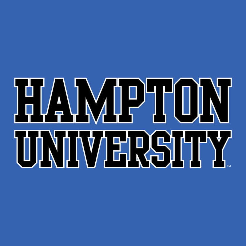 Hampton University Pirates Basic Block Toddler Short Sleeve T Shirt - Royal
