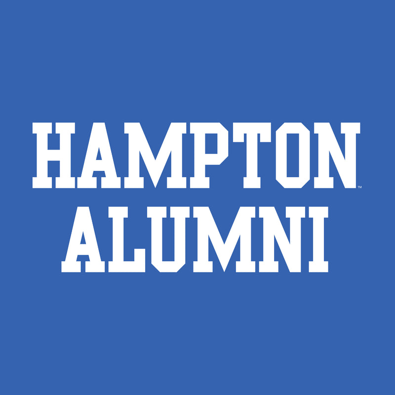 Hampton University Pirates Alumni Block Short Sleeve T Shirt - Royal