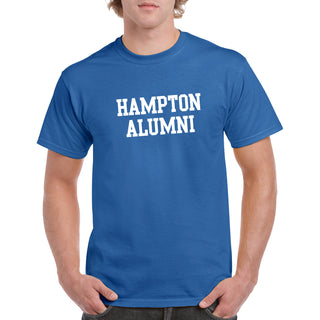 Hampton University Pirates Alumni Block Short Sleeve T Shirt - Royal