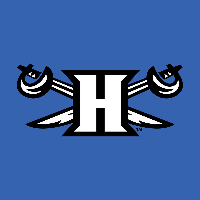 Hampton University Pirates Primary Logo Creeper - Royal