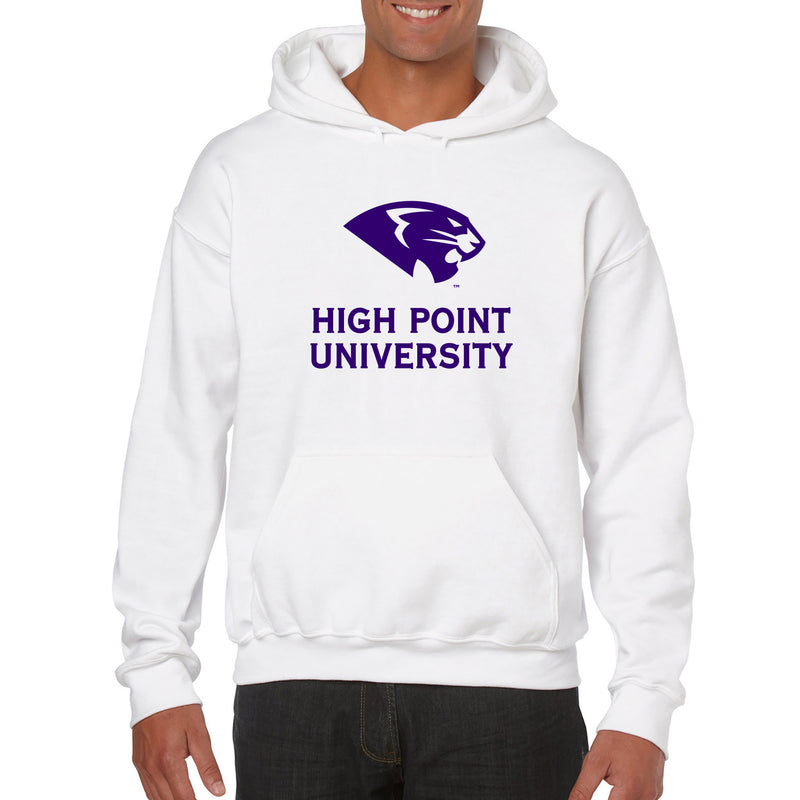 High Point University Panthers Primary Logo Hoodie - White