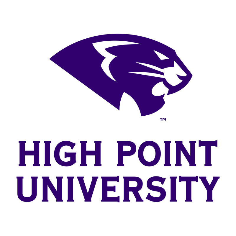 High Point University Panthers Primary Logo Hoodie - White