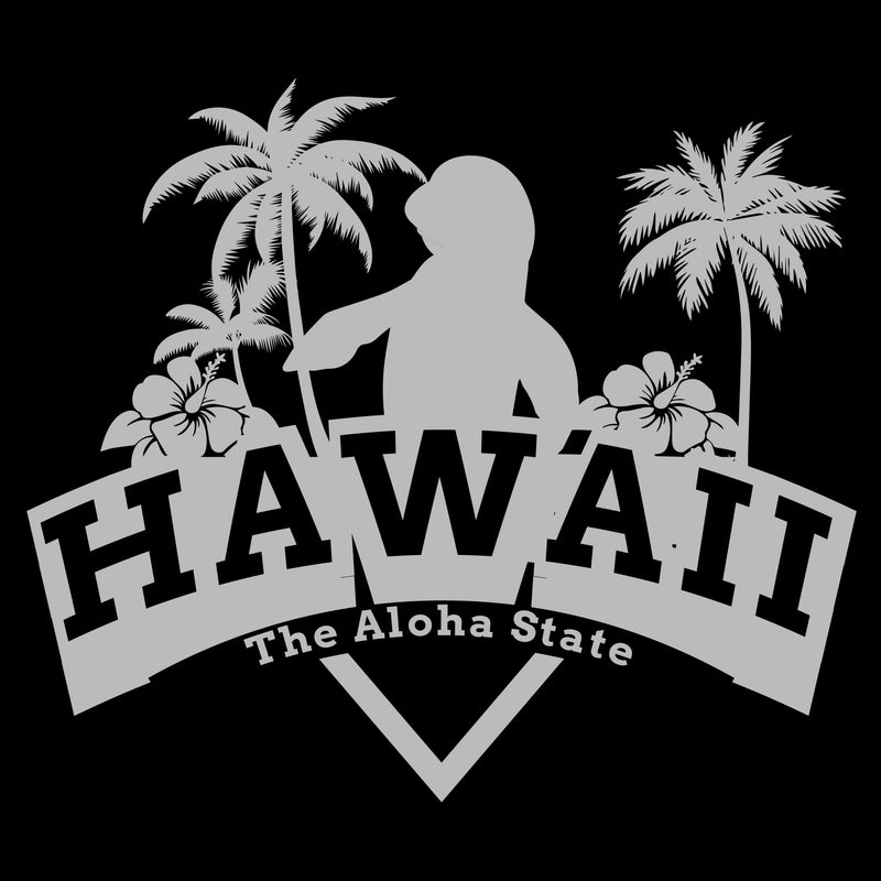 Hawaii Seal Arch T-Shirt - Black