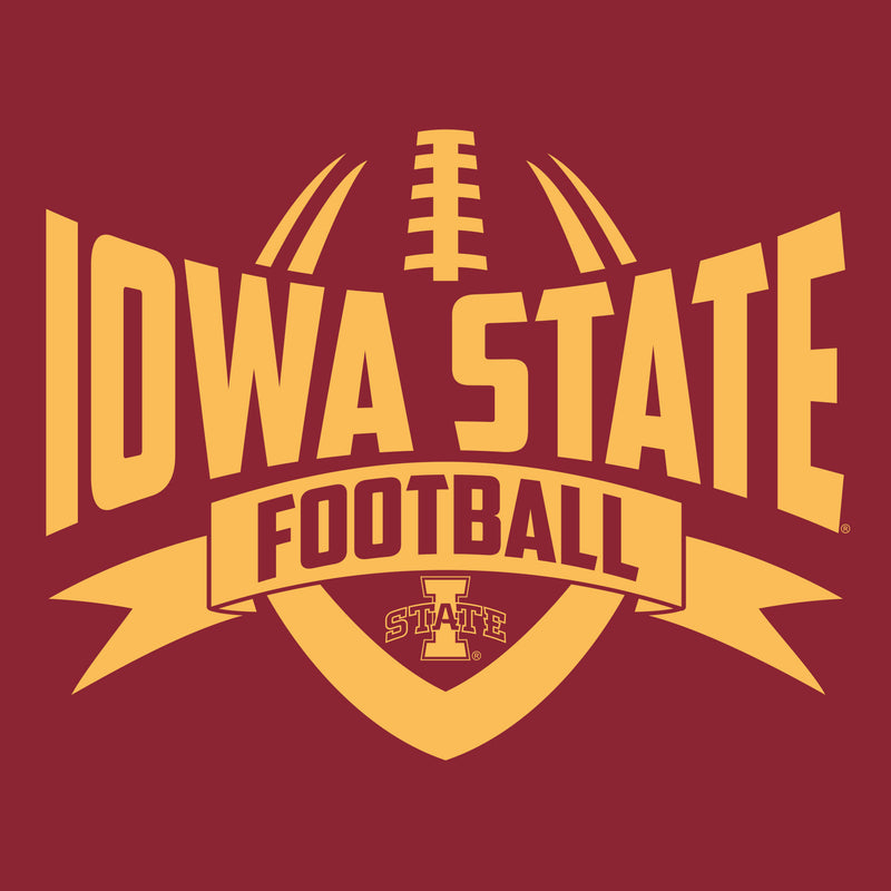 Iowa State University Cyclones Football Rush Short Sleeve T-Shirt - Cardinal