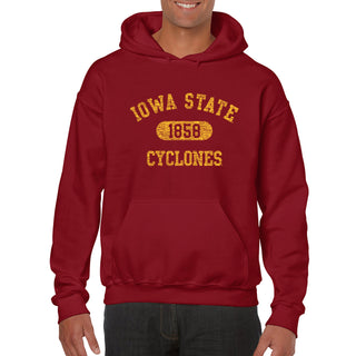 Iowa State University Cyclones Athletic Arch Hoodie - Cardinal